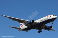 British Airways 777 G-YMML