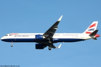 British Airways A321 G-TNEA