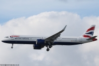 British Airways A321NEO XSL G-TNEF