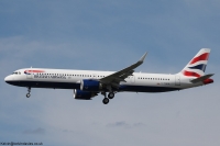 British Airways A321NEO G-TNEH