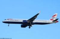 British Airways A321-NEO G-TNEI