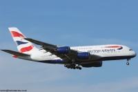 British Airways A380 G-XLEC