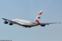 British Airways A380 G-XLED