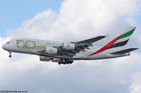 Emirates A380 A6-EOE
