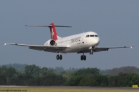 Helvetic Airways Fokker F100 HB-JVF