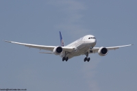 United Airlines 787 N38955