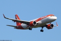 easyJet UK A320 G-UZHY