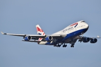 G-BYGA British Airways B747