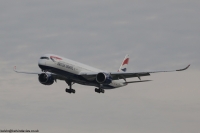 British Airways A350 G-XWBG