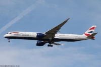 British Airways A350 G-XWBR