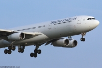 South African Airways A340 ZS-SXG